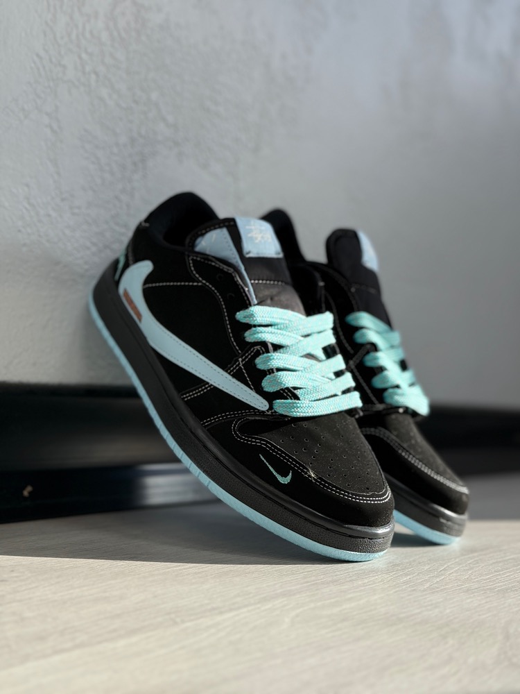 ترویس استاسی stussy مشکی نایک آبی